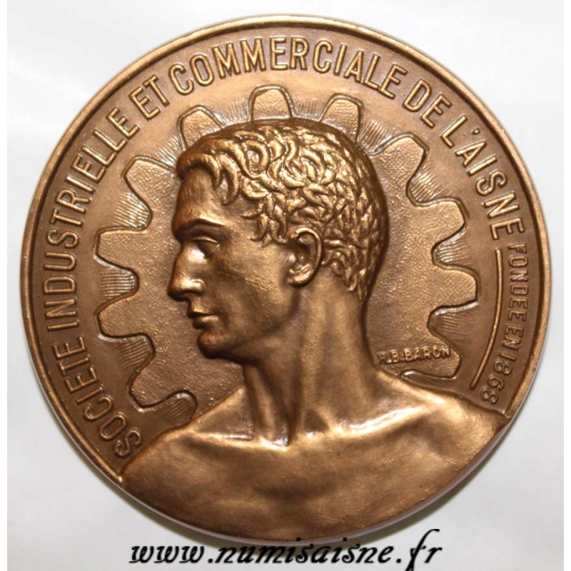 Medaille Ste Industrielle Et Commerciale De L Aisne Compagnie