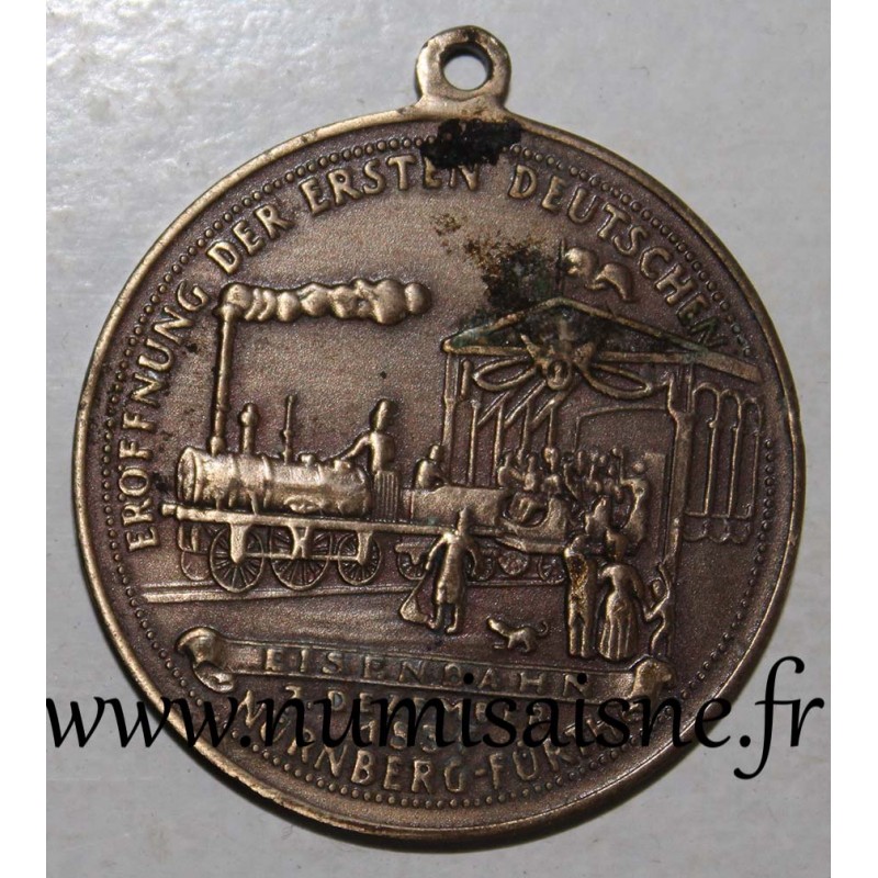 Deutschland Medaille Jahre Eisenbahn