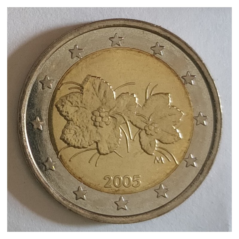 Finlande Euro Petit Murier Superbe A Fleur De Coin