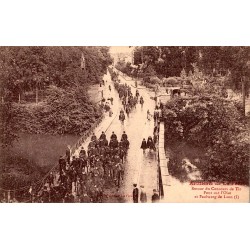 County 02800 - LA FERE - ARTILLERY - RETURN FROM THE SHOOTING COMPETITION - PONT SUR L'OISE