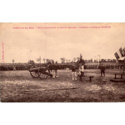 COUNTY 02800 - LA FERE - ARTILLERY - CENTURY ANNIVERSARY OF SOLFERINO 1859-1909 - CAMP DE MAILLY