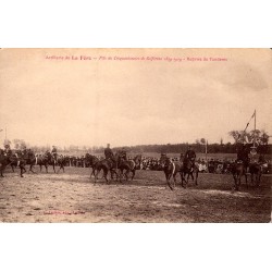 COUNTY 02800 - LA FERE - ARTILLERY - CENTURY ANNIVERSARY OF SOLFERINO 1859-1909 - RESUMPTION OF TANDEMS