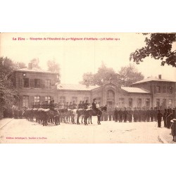 02800 - LA FERE - RECEPTION DE L'ETENDARD DU 42EME REGIMENT D'ARTILLERIE - 18 JUILLET 1911