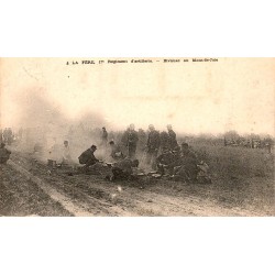 02800 - LA FERE - 17E REGIMENT D'ARTILLERIE - BIVOUAC AU MONT-DE-JOIE