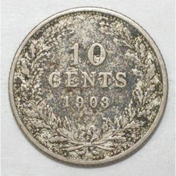 NIEDERLANDE - KM 135 - 10 CENT 1903 - Wilhelmina