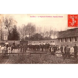 COUNTY 02800 - LA FERE - 17TH ARTILLERY REGIMENT - RESTRICTED ON HORSEBACK