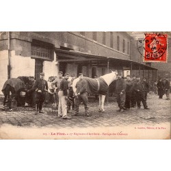 COUNTY 02800 - LA FERE - 17TH ARTILLERY REGIMENT - SHOEING OF HORSES