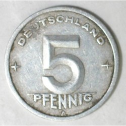 DEUTSCHLAND - KM 2 - 5 PFENNIG 1949 A - Berlin