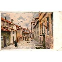 POSTCARD - PRAGUE - THE GOLDEN ALLEY