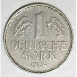 ALLEMAGNE - KM 110 - 1 MARK 1954 F - Stuttgart