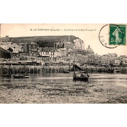 COUNTY 76470 - LE TRÉPORT - THE CALVARY AND THE QUAY FRANCOIS 1ER