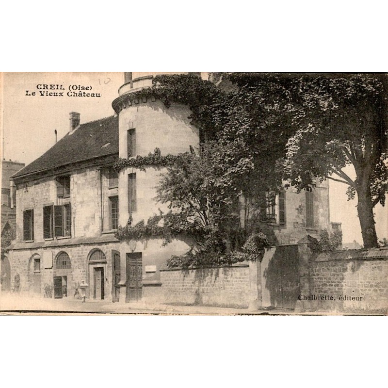 KOMITAT 60100 - OISE - CREIL - KRIEG 1914-15 - HAUS VON DEN DEUTSCHEN NIEDERGEBRANNT