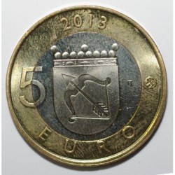 FINLANDE - KM 199 - 5 EURO 2013 - CHÂTEAU D'OLAVINLINNA EN SAVONIE