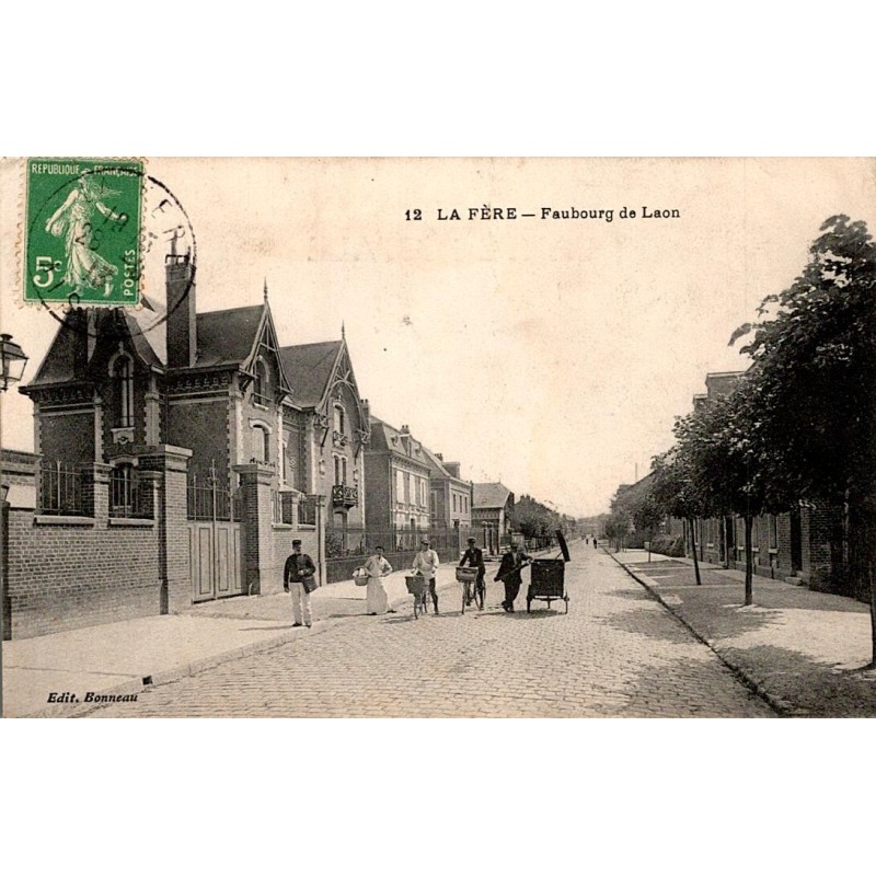 COUNTY 02800 - LA FERE - FAUBOURG DE LAON