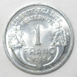 FRANCE - KM 885a - 1 FRANC 1945 B - Beaumont le Roger - TYPE MORLON