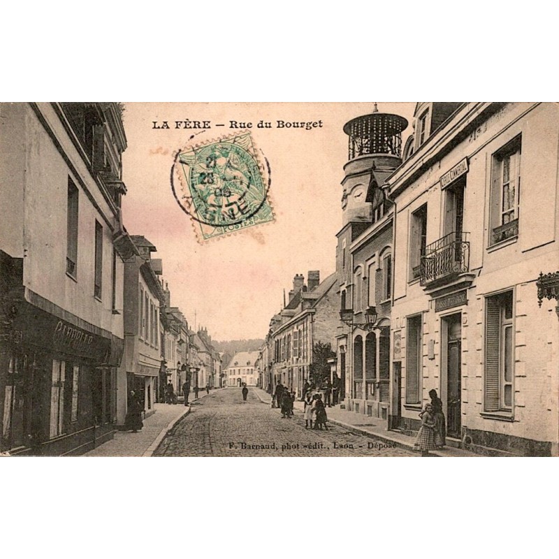 02800 - LA FERE - LA RUE DU BOURGET