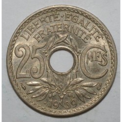 GADOURY 381 - 25 CENTIMES .1939. TYPE LINDAUER - SUP - KM 867