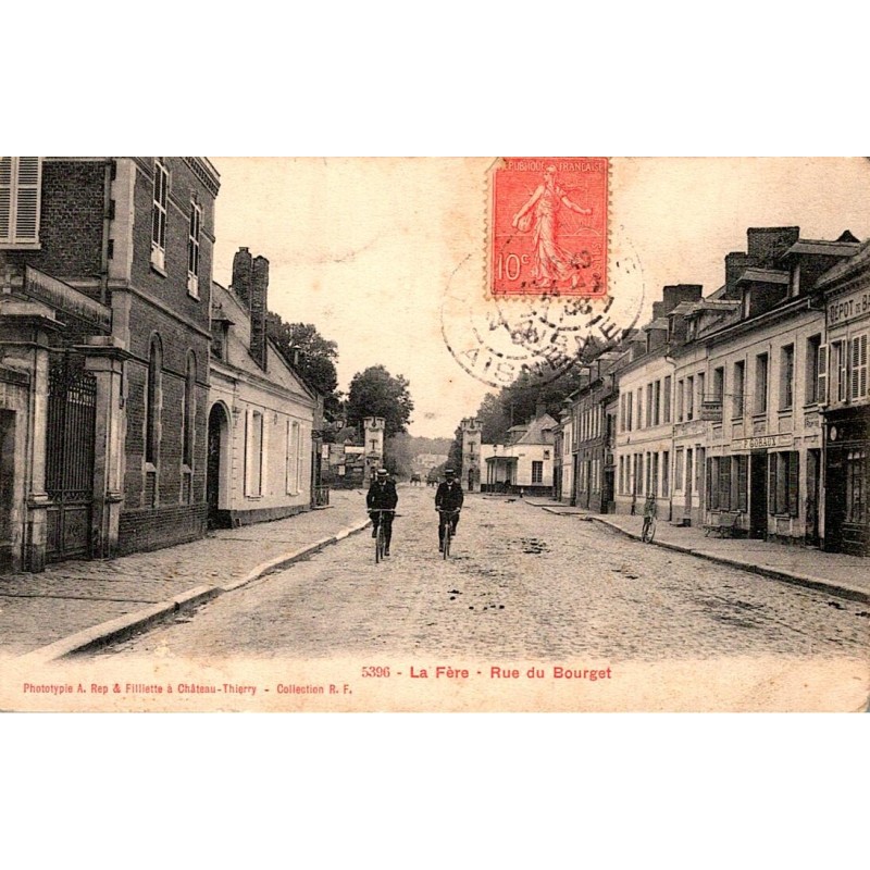 02800 - LA FERE - LA RUE DU BOURGET