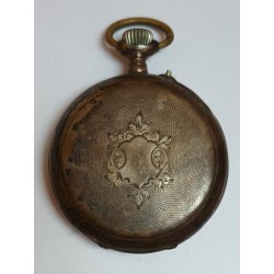 TASCHENUHR - SILBER - 74,17 g mit Mechanismus - FUNKTIONIERT NICHT - 096577