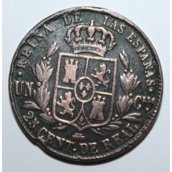 SPANIEN - 25 CENTIMOS 1855 - ALPHONSE XII