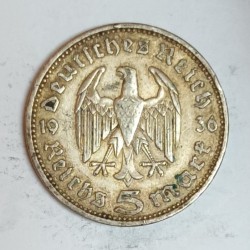 GERMANY - KM 86 - 5 REICHMARK 1936 A - Berlin - 096576