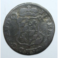 BELGIUM - Liège - 1 LIARD 1750 - Johann Theodor of Bavaria