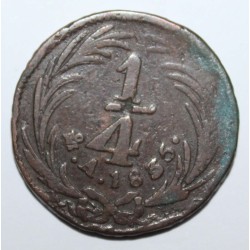 MEXICO - 1/4 Real 1835