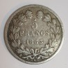 GADOURY 678 - 5 FRANCS 1833 A - Paris - TYPE LOUIS PHILIPPE 1er - KM 749