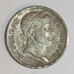 GADOURY 446 - 1 FRANC 1808 A - Paris -  TYPE NAPOLEON 1er - Revers République - KM 682.1