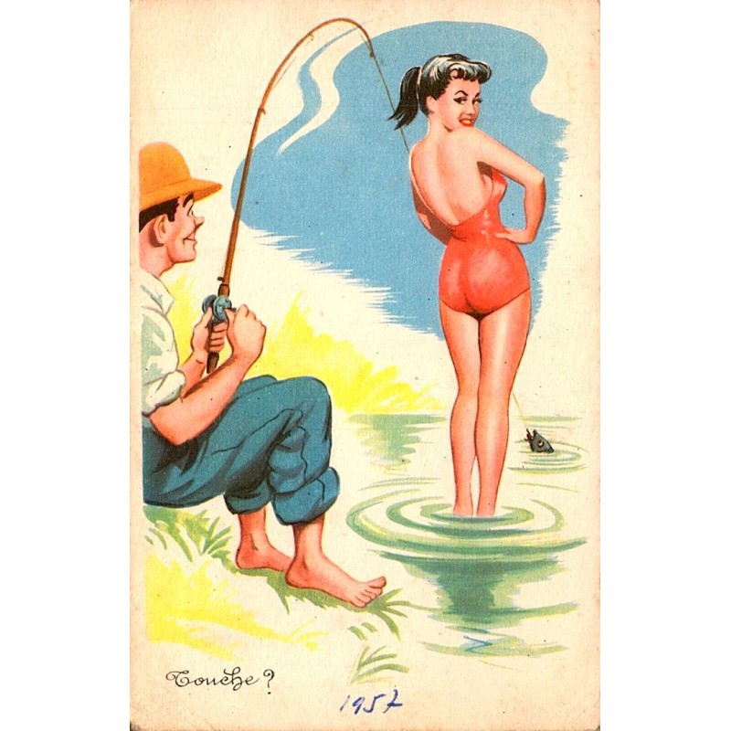 HUMORIST POSTCARD - 1957