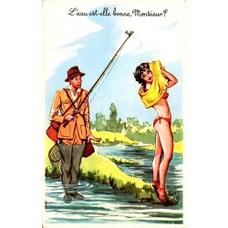 HUMORIST POSTCARD - 'IS WATER GOOD...'