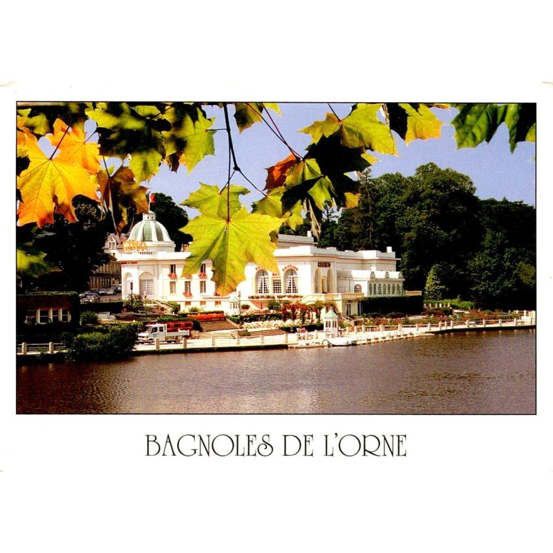 County 61140 - BAGNOLES DE L'ORNE - THE CASINO AND THE LAKE