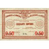 COUNTY 62 - BOULOGNE SUR MER - CHAMBER OF COMMERCE - 50 CENTIMES - 1914-1916