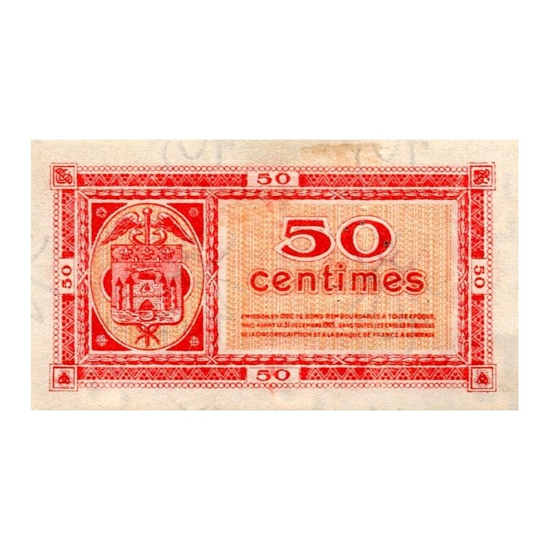 33000 BORDEAUX - CHAMBRE DE COMMERCE - 50 CENTIMES 1920