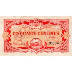 33000 BORDEAUX - CHAMBRE DE COMMERCE - 50 CENTIMES 1920