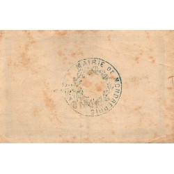 02 – MONDREPUIS – MÜNZENANLEITUNG – 50 CENTIMES – 23. AUGUST 1915