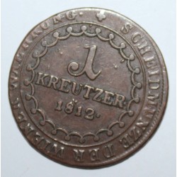 AUSTRIA - KM 2112 - 1 KREUZER 1812 S - Smolník