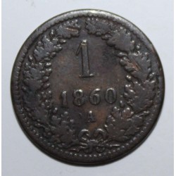 AUSTRIA - KM 2186 - 1 KREUZER 1860 A - Vienna