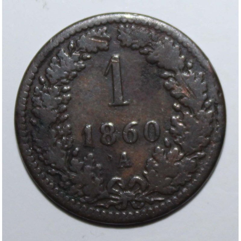 ÖSTERREICH - KM 2186 - 1 KREUZER 1860 A - Wien