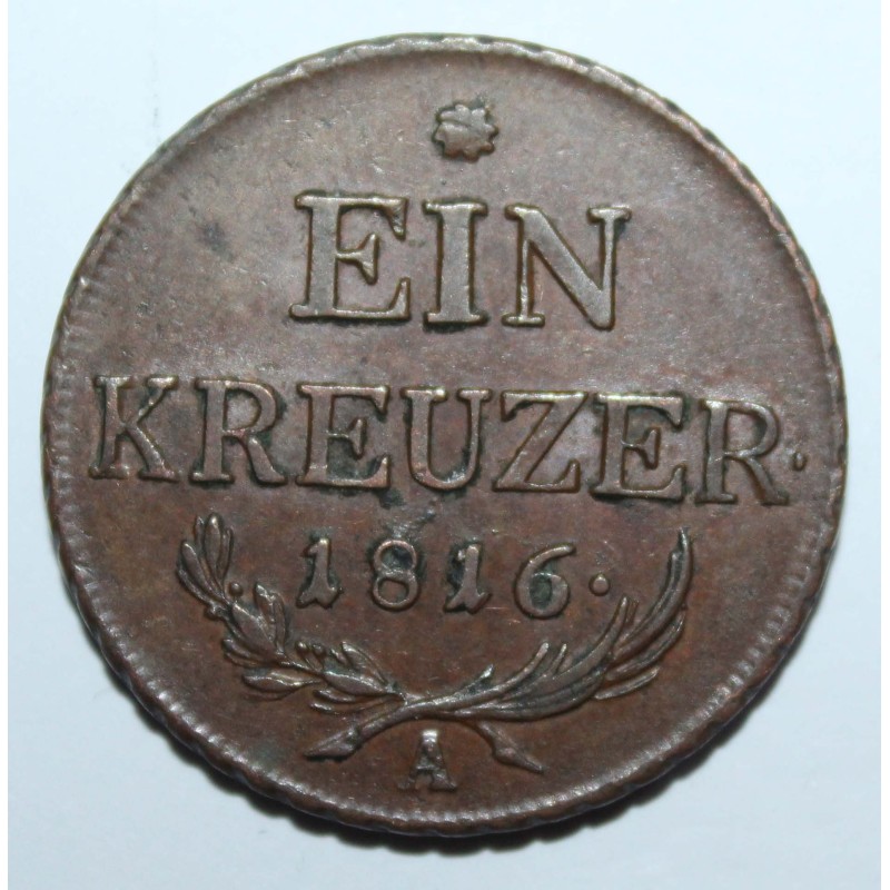 AUSTRIA - KM 2113 - 1 KREUZER 1816 A - Vienna