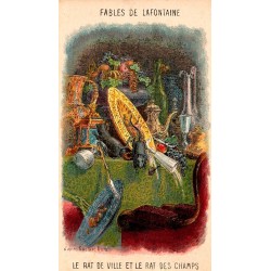 FABLES DE LAFONTAINE - LE RAT DE VILLE ET LE RAT DES CHAMPS