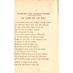 FABLES DE LAFONTAINE - LE LION ET LE RAT