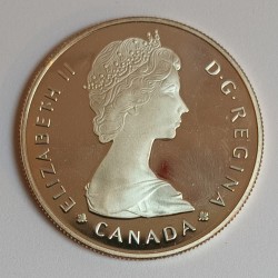 CANADA - KM 143 - 1 DOLLAR 1985 - 100 ANS DES PARCS NATIONAUX - ELISABETH II