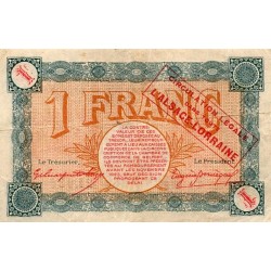 COUNTY 90 - BELFORT - CHAMBER OF COMMERCE - 1 FRANC - 04/11/1918