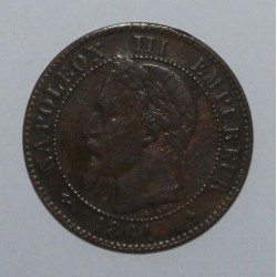 FRANCE - KM 796 - 2 CENTIMES 1861 A - Paris - TYPE NAPOLEON III