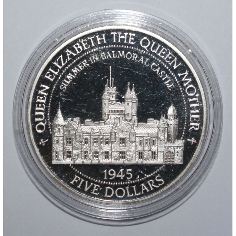 BELIZE - KM 126 - 5 Dollars 1995 - L'été au Chateau de Balmoral