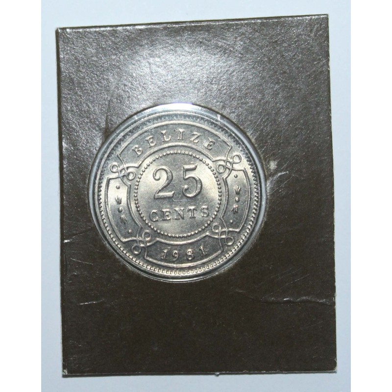 BELIZE - KM 36 - 25 Cents 1981