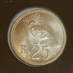 INDONESIA - KM 34 - 25 RUPIAH 1971 - BIRD 'GOURA DE VICTORIA'