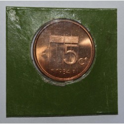 PAYS BAS - KM 202 - 5 Cents 1984 - SPL