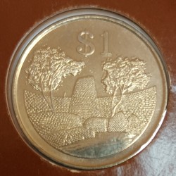 ZIMBABWE - KM 6 - 1 DOLLAR 1980 - BIRD